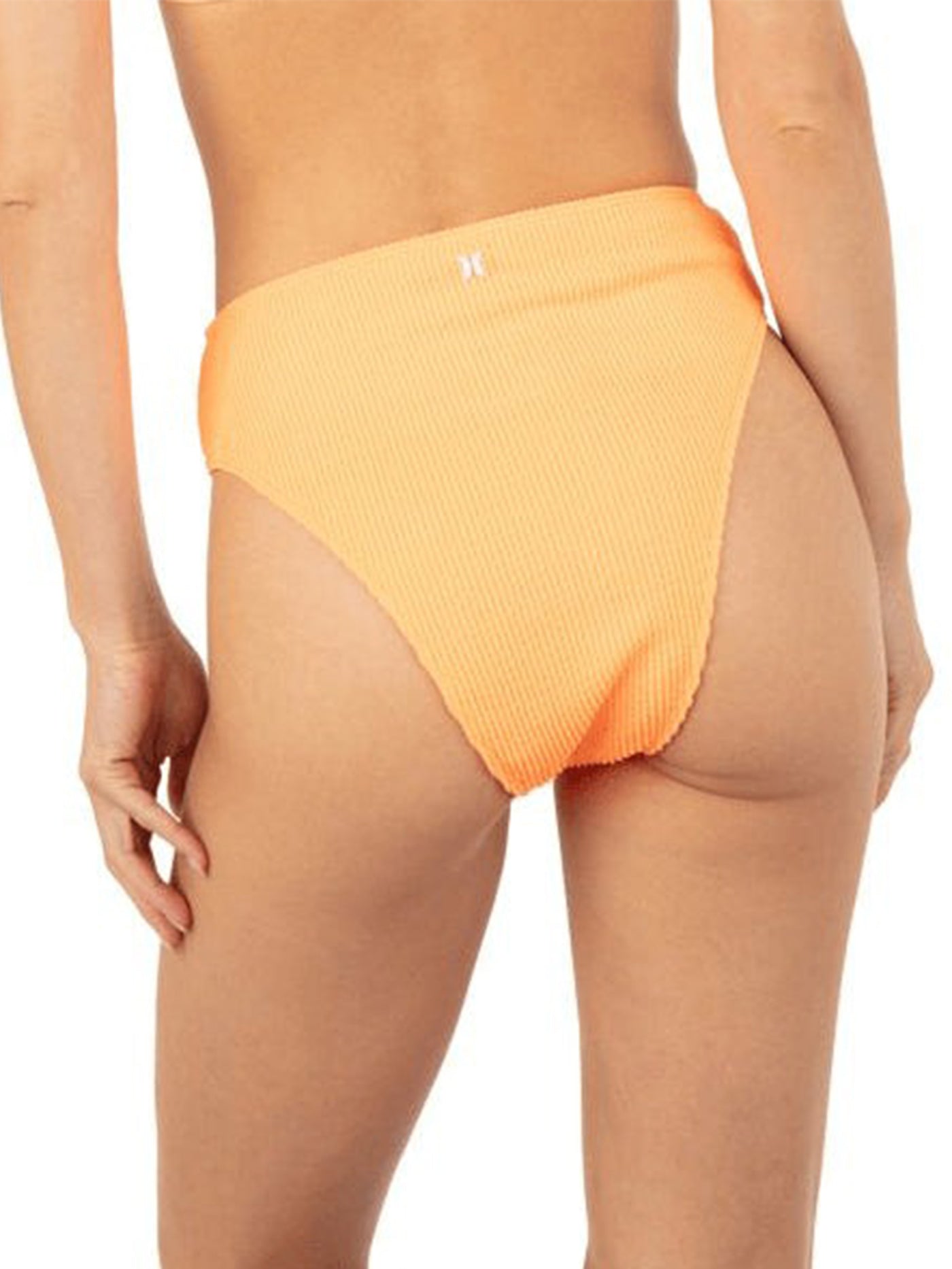 Hurley Solid Scrunch High Rise Bikini Bottom Spring 2024