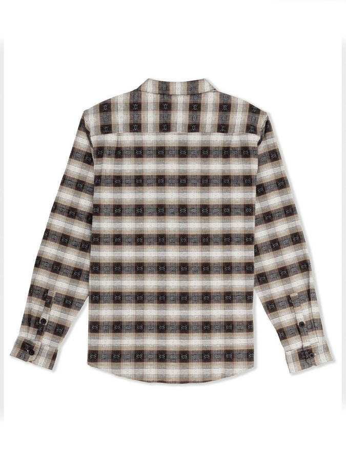 Hurley Portland Stretch Flannel L/S Buttondown Shirt Fall 2025 | BLACK (001)