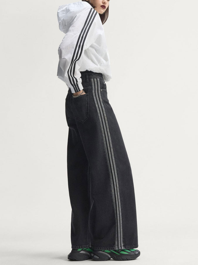 Adidas Firebird Wide Jeans Fall 2026 | BLACK