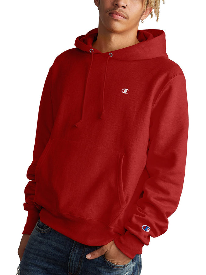Champion Reverse Weave C Logo Hoodie | TEAM RED SCARLET (2WC)