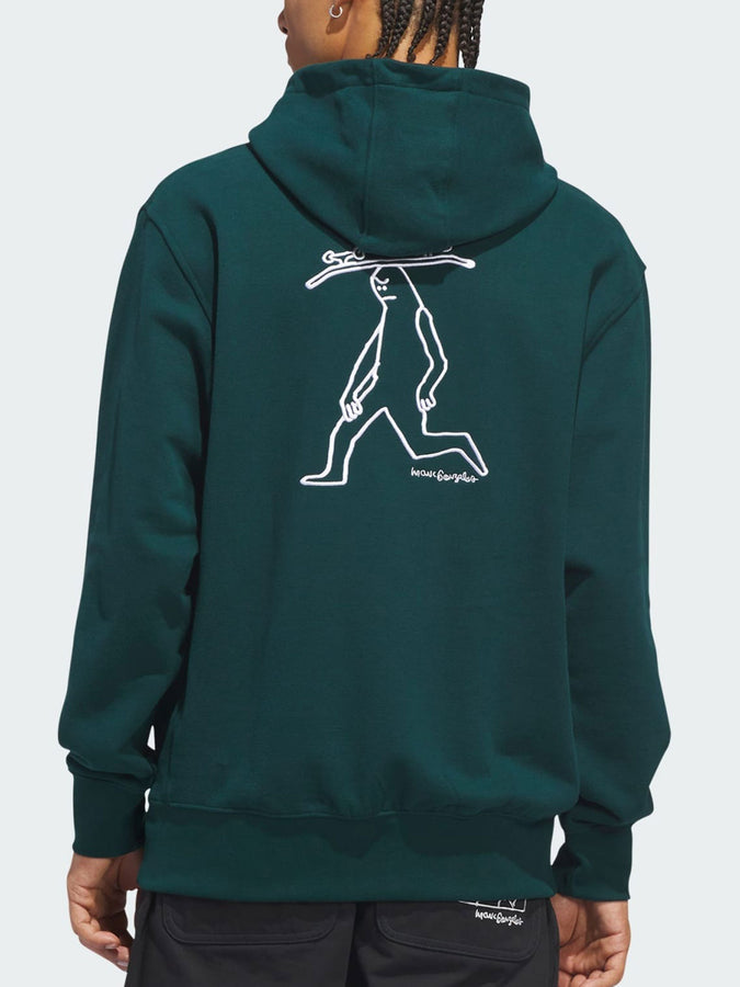 Adidas Skate Gonzales Skate Head Ivy/Black Hoodie Spring 2026 | AURORA IVY/BLACK