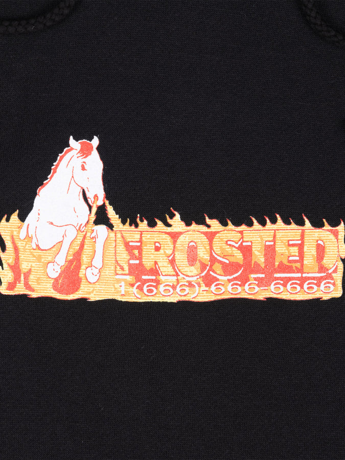 Frosted Skateboards Horse Box Logo Hoodie Summer 2026 | BLACK