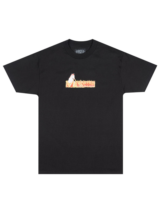 Frosted Skateboards Horse Box Logo T-Shirt Summer 2026 | BLACK