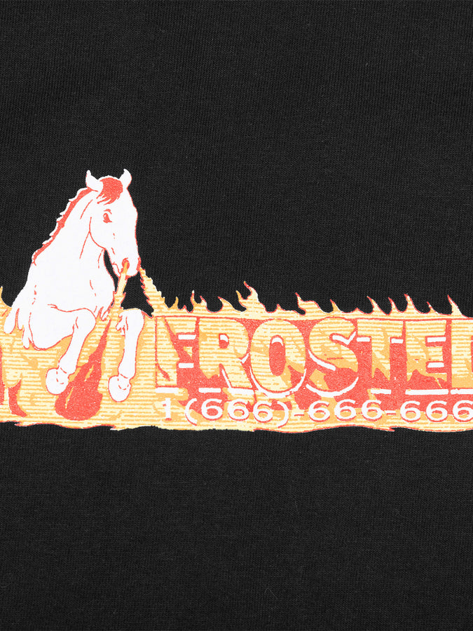 Frosted Skateboards Horse Box Logo T-Shirt Summer 2026 | BLACK