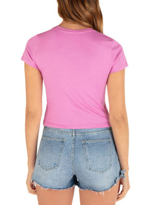Hurley Groove & Co. Women Crop T-Shirt Spring 2024