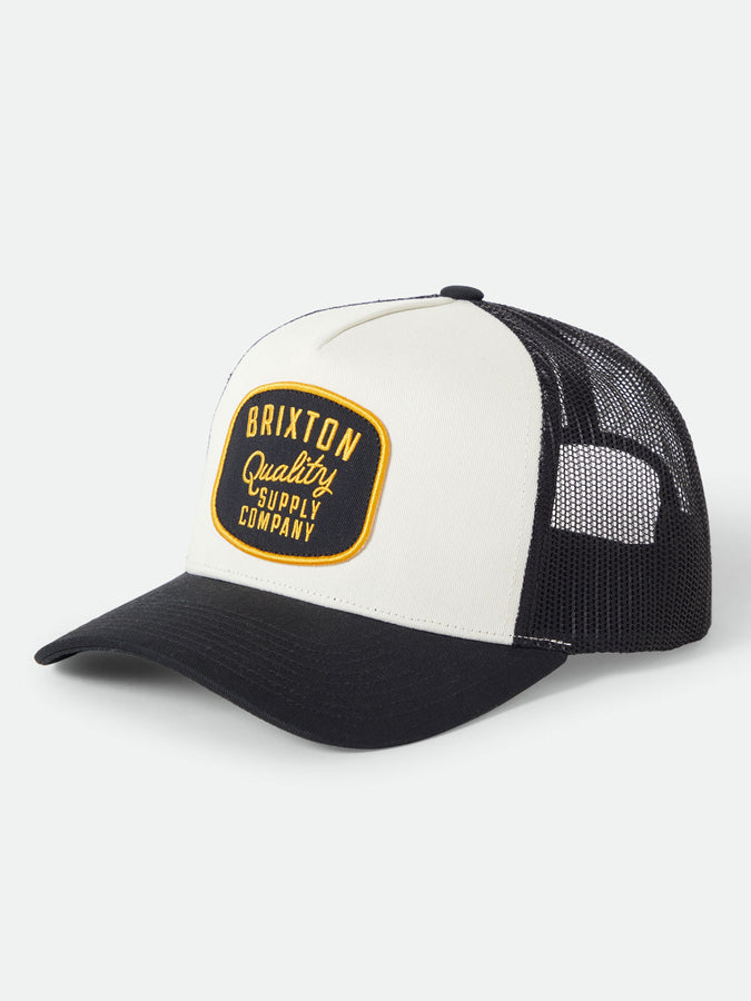 Brixton Hubal Trucker Hat | BLACK/OFF WHITE/BLACK