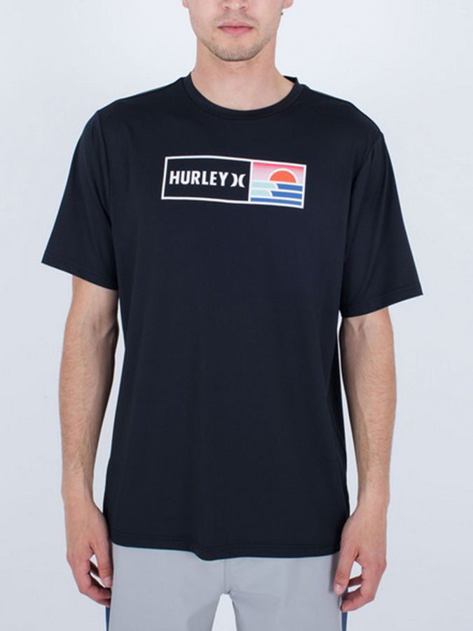 Hurley Everyday Hybrid UPF Rashguard Spring 2024 | BLACK (H010)