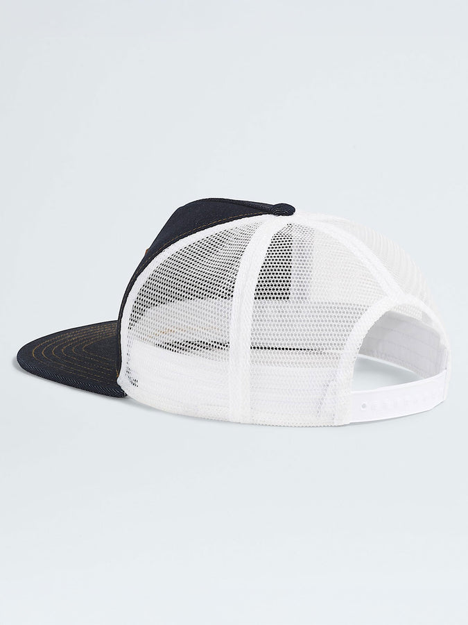 The North Face Half Dome Trucker Hat | DENIM/LEATHER PATCH (BM7)