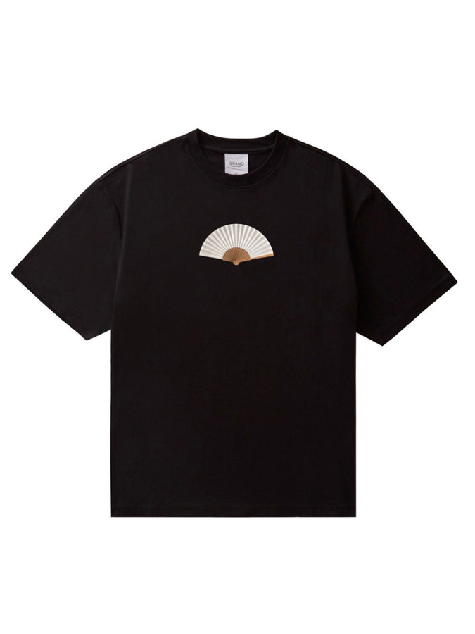 Grand Hand Fan T-Shirt Fall 2025 | BLACK