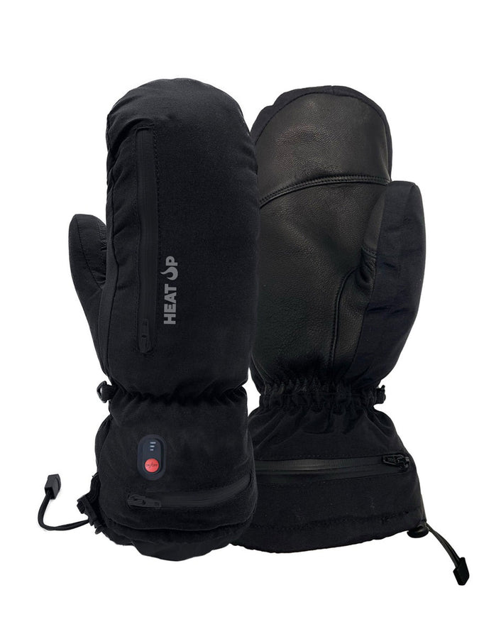 Heat Up Mountain Heated Waterproof Mitt | BLACK