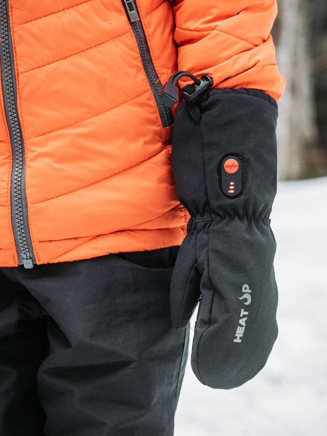Heat Up Mountain Heated Waterproof Mitt | BLACK