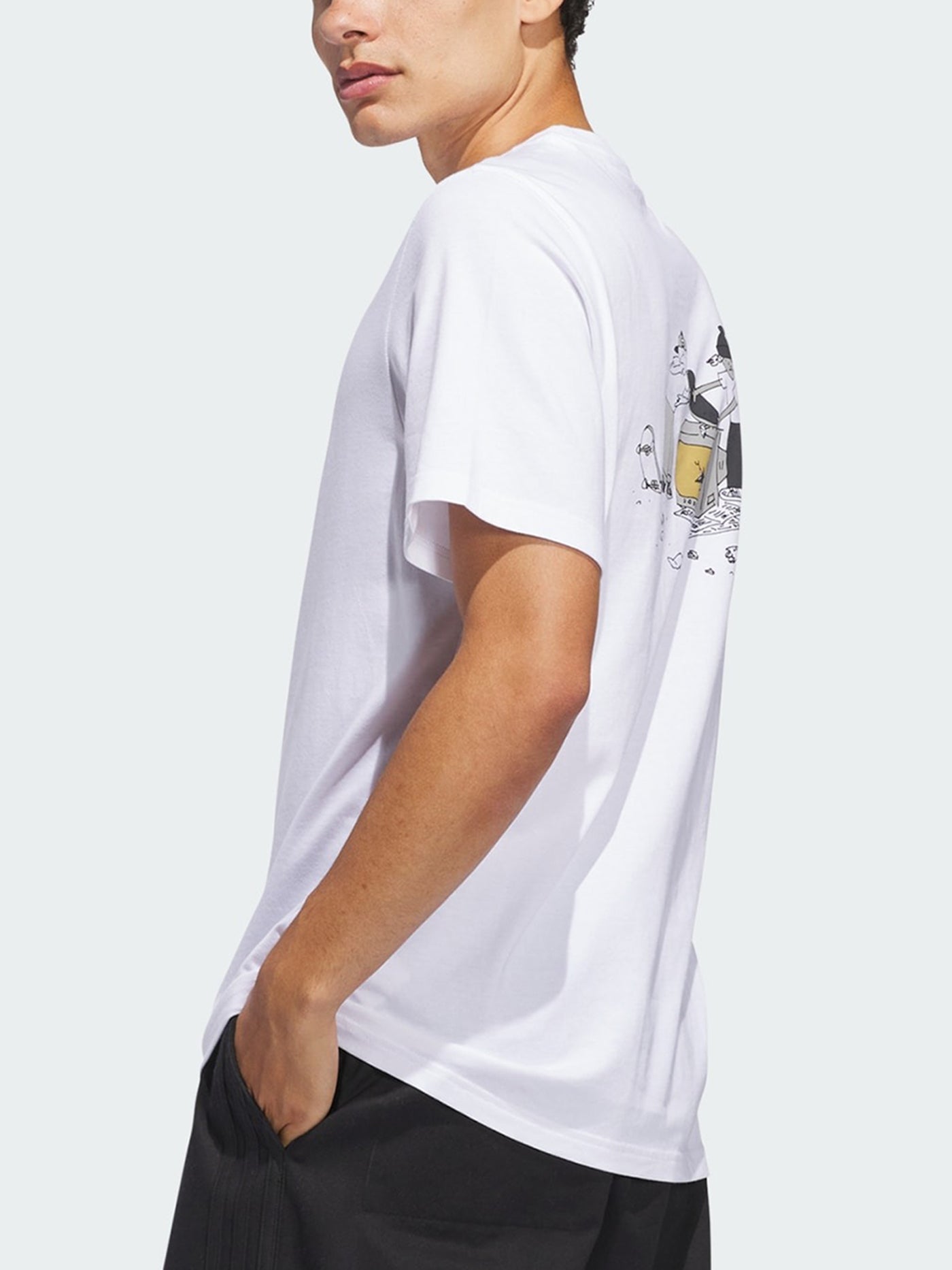 Adidas Skate Henry Jones Trash White T-Shirt Summer 2025