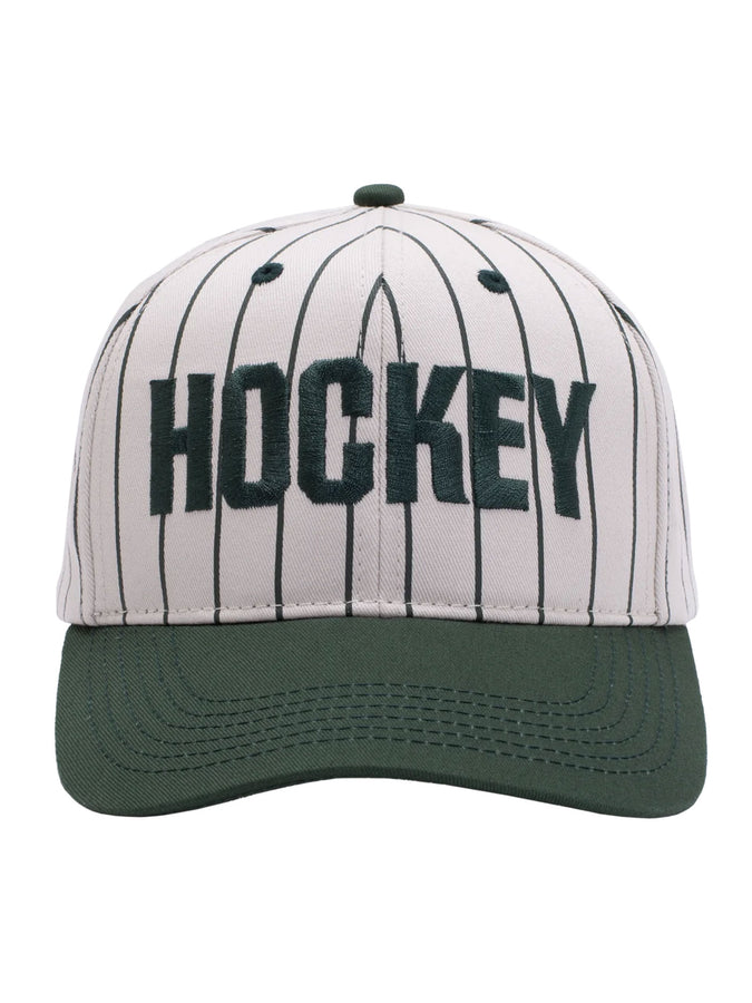 Hockey Pinstriped Snapback Hat | CREAM