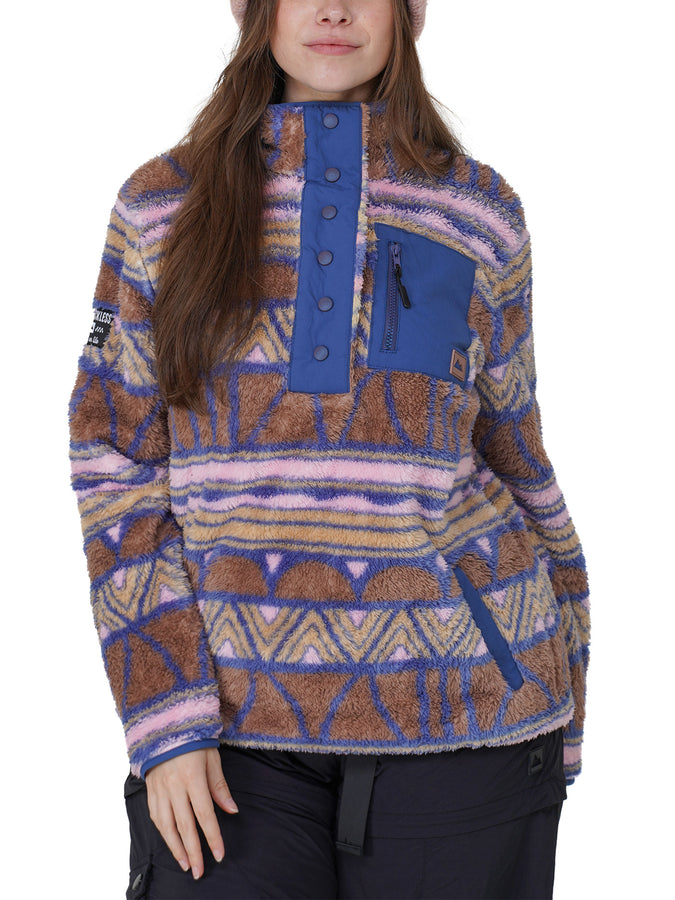 Notice The Reckless Holloway Fluffy Polar Fleece Holiday 2026 | BLUE/BROWN/OCHRE/SALMON