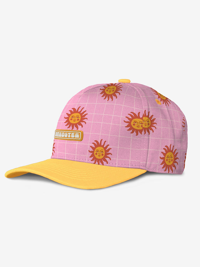 Headster Horizon Sun Curved Brim Snapback Hat | SMART PINK