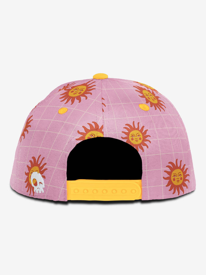 Headster Horizon Sun Curved Brim Snapback Hat | SMART PINK