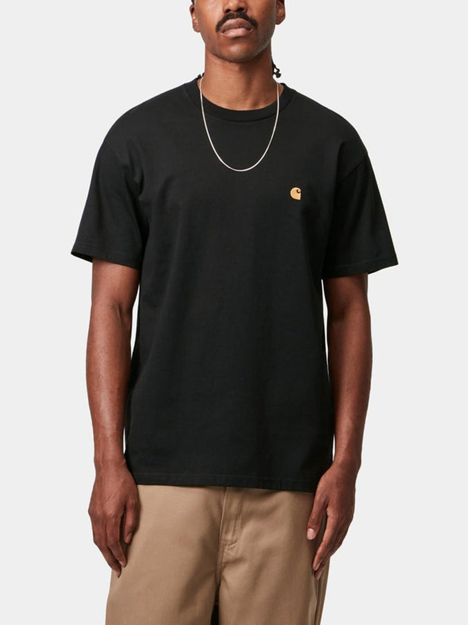 Carhartt Wip Chase T-Shirt Spring 2026 | BLACK/GOLD (00FXX)