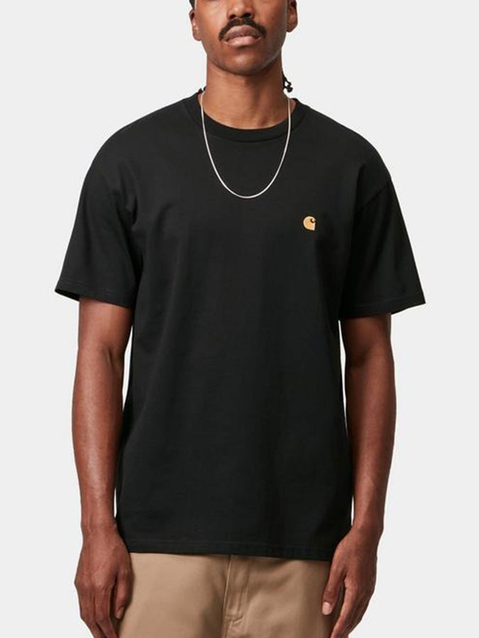 Carhartt Wip Chase T-Shirt Fall 2025 | BLACK/GOLD