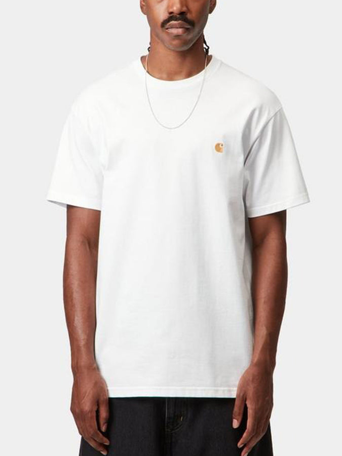 Carhartt Wip Chase T-Shirt Fall 2025 | WHITE/GOLD