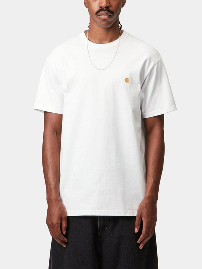 Carhartt Wip Chase T-Shirt Spring 2026 | WHITE/GOLD (00RXX)