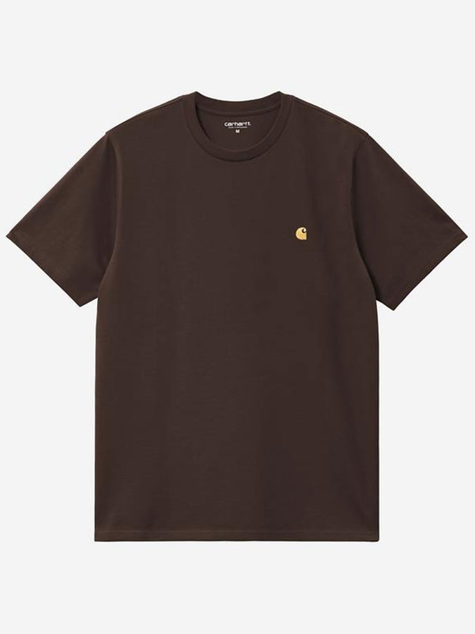 Carhartt Wip Chase T-Shirt Fall 2025 | TOBACCO/GOLD