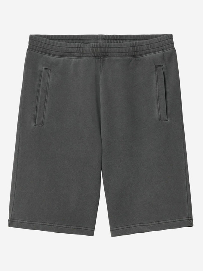 Carhartt Wip Nelson Sweat Shorts Spring 2026 | BLACK GARMENT DYED (89GD)