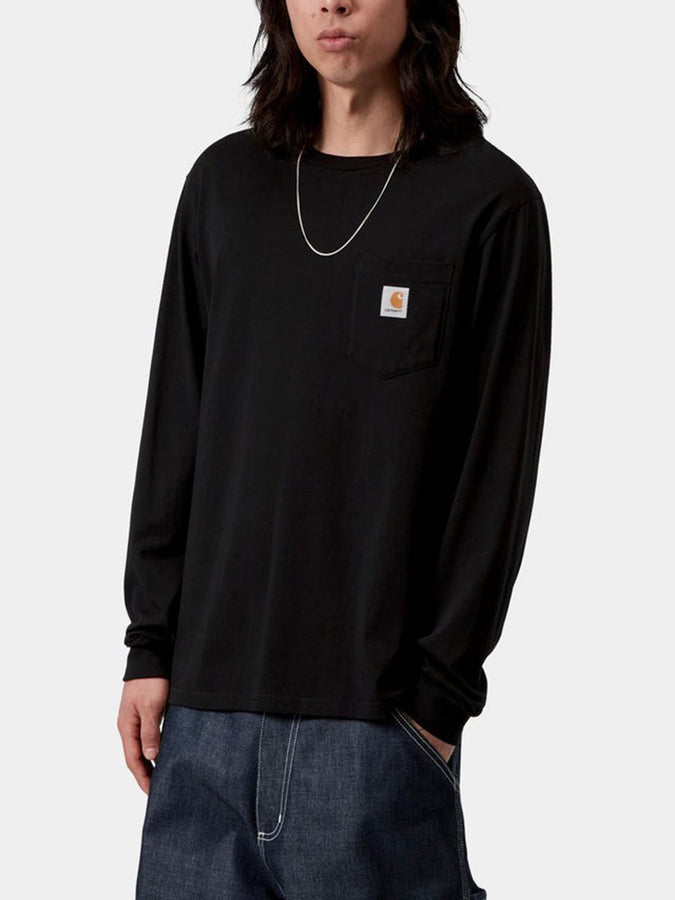 Carhartt Wip Pocket Long Sleeve T-Shirt Spring 2026 | BLACK (89XX)