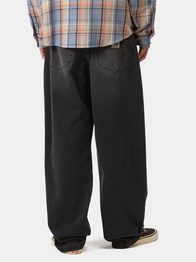Carhartt Wip Landon Black Worned Bleached Jeans Spring 2026 | BLACK WORN BLEACHED