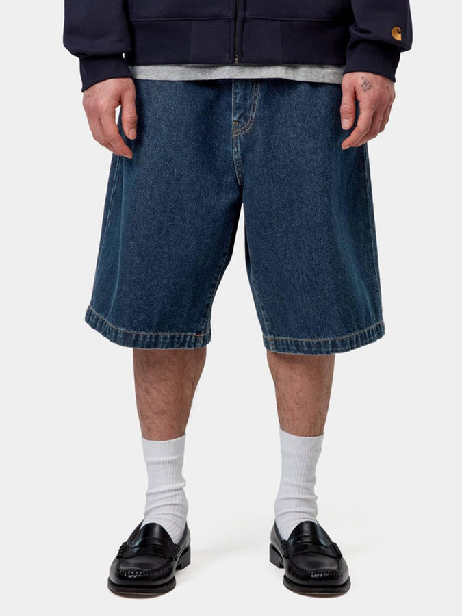 Carhartt Wip Landon Blue Stoned Washed Shorts Summer  2026 | BLUE STONE WASHED (0106)