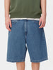 Carhartt Wip Landon Blue Heavy Stone Wash Shorts Fall 2025