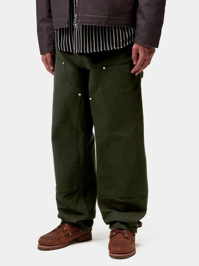 Carhartt Wip Double Knee Olive Rinsed Pants Fall 2025 | EMPIRE