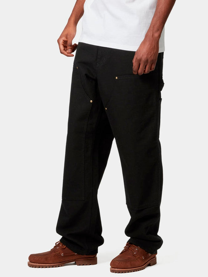 Carhartt Wip Double Knee Pants | BLACK RINSED