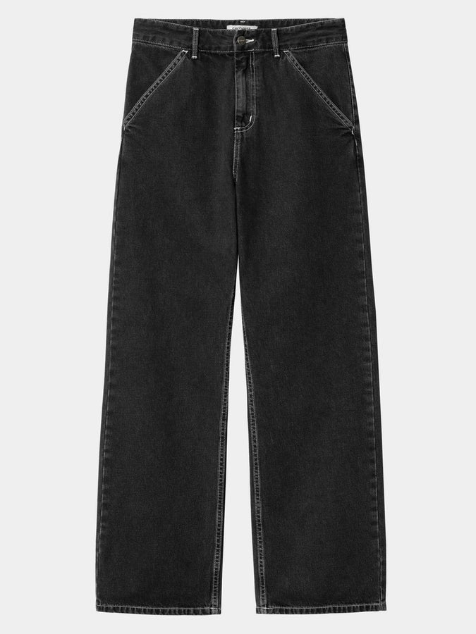 W' Simple Jeans | BLACK STONE WASHED