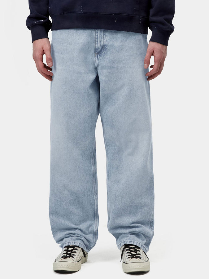 Carhartt Wip Single Knee Blue Heavy Wrn Blchd Jeans Summer 26 | BLUE HEAVY WRN BLEACHED (01WU)