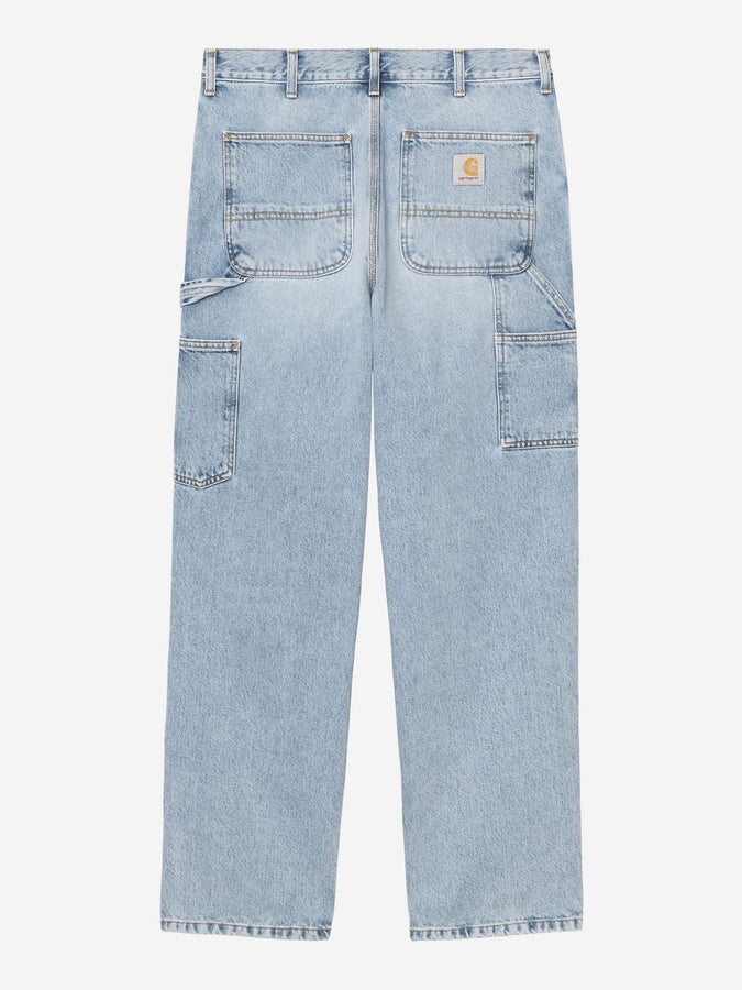 Carhartt Wip Single Knee Blue Heavy Wrn Blchd Jeans Summer 26 | BLUE HEAVY WRN BLEACHED (01WU)