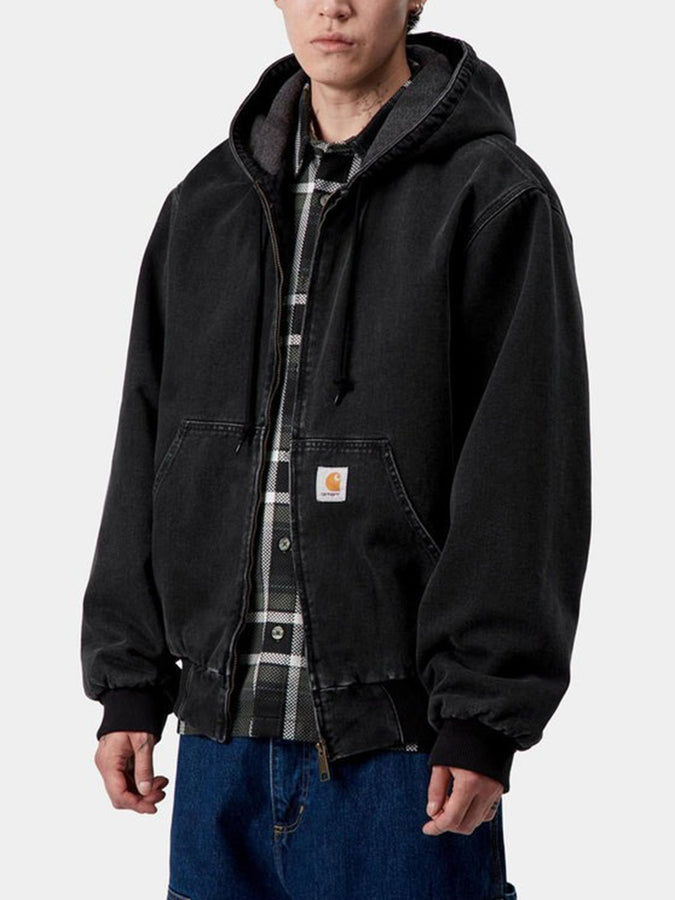 Carhartt Wip Og Active Jacket Fall 2025 | BLACK STONE WASHED
