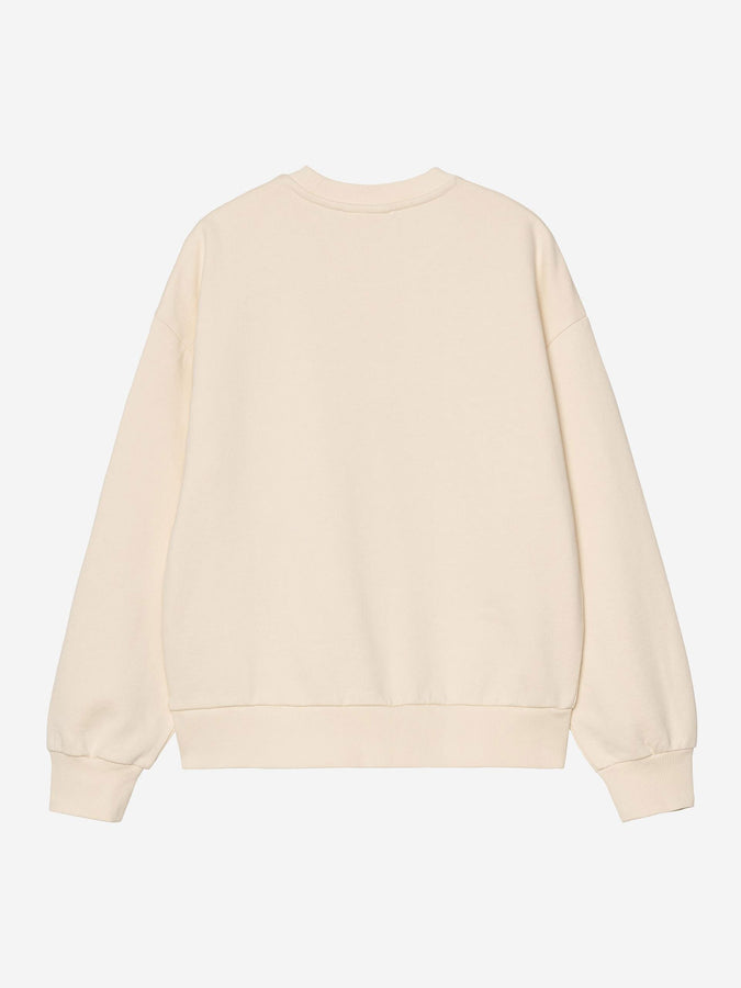 Carhartt Wip W' Casey Sweatshirt Crewneck Spring 2026 | CINNERUS/SILVER (3MWXX)