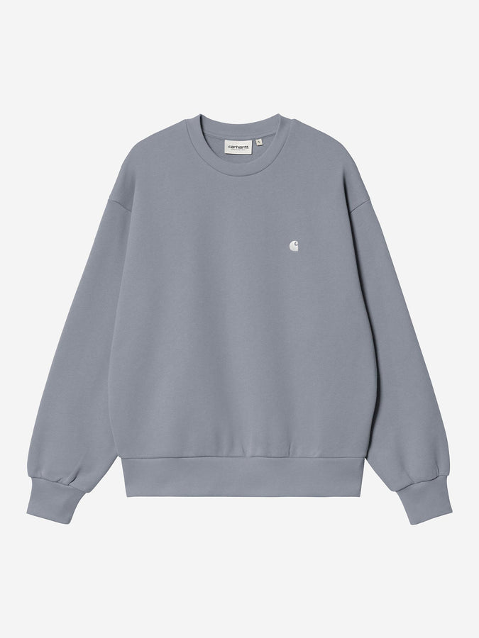 Carhartt Wip W' Casey Crewneck Sweatshirt Summer 2026 | SHADY BLUE/SILVER (3SPXX)