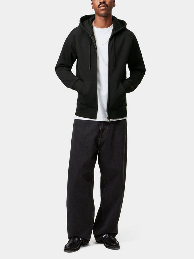 Carhartt Wip Chase Zip Hoodie Fall 2025 | BLACK/GOLD