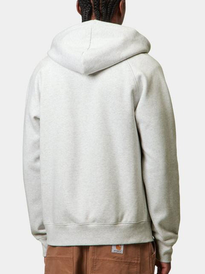 Carhartt Wip Chase Zip Hoodie Fall 2025 | ASH HEATHER/GOLD
