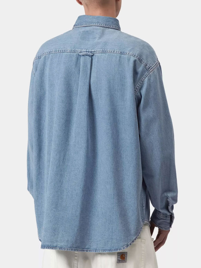 Carhartt Wip Lucas L/S  Buttondown Shirt Spring 2026 | BLUE BLEACHED (0135)
