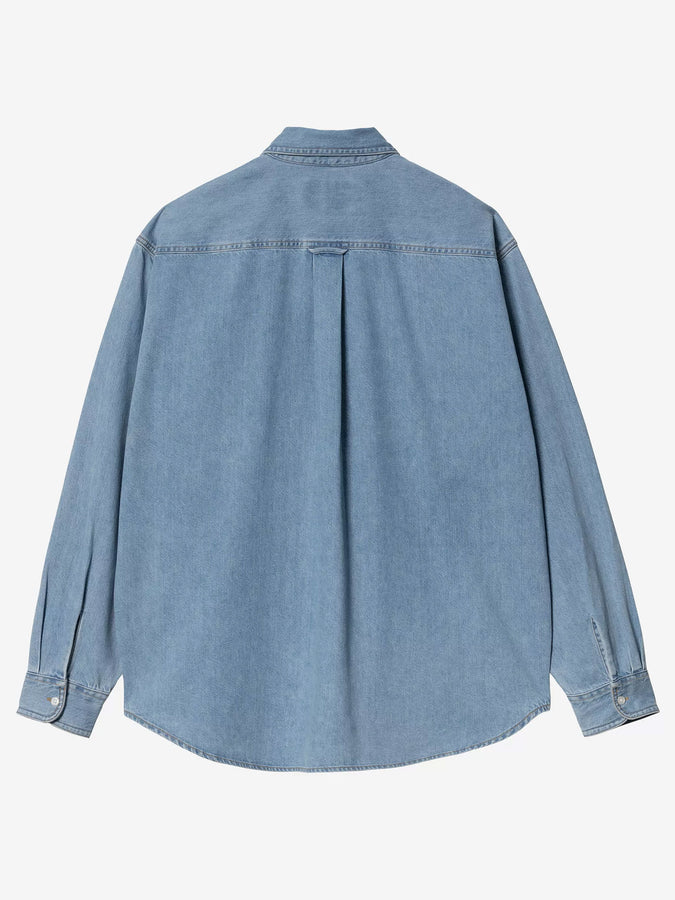 Carhartt Wip Lucas L/S  Buttondown Shirt Spring 2026 | BLUE BLEACHED (0135)