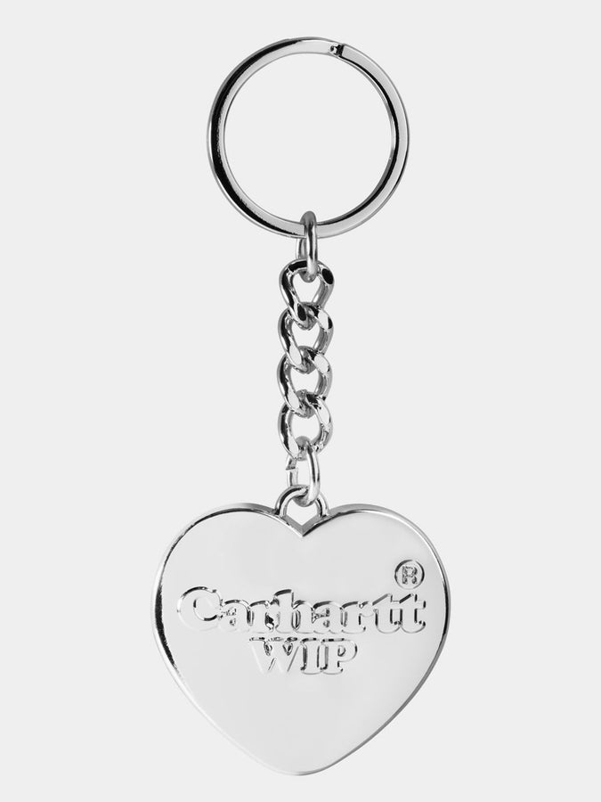 Carhartt Heart Key Chain | SILVER