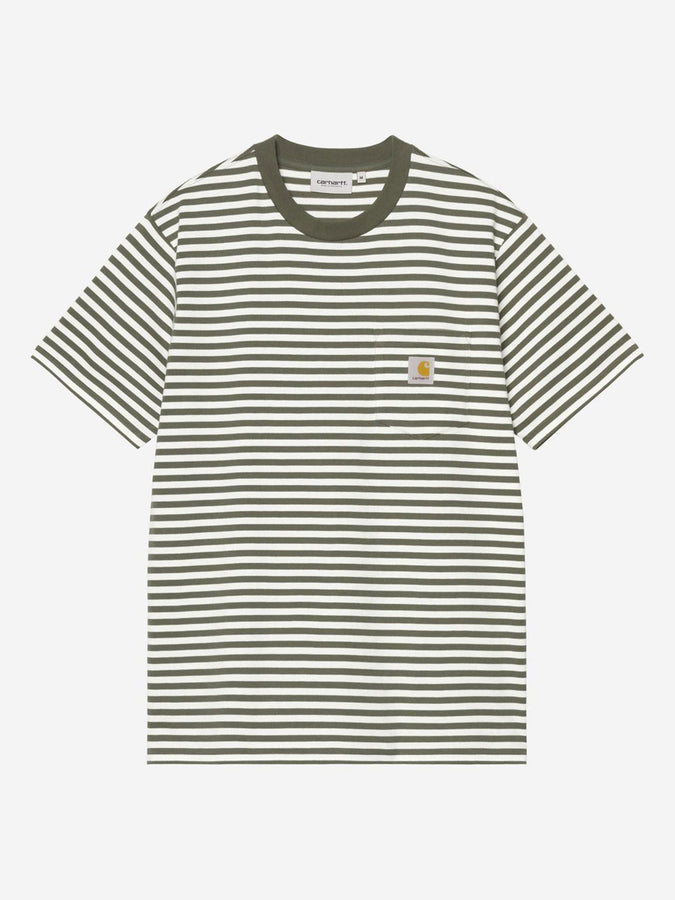 Carhartt Wip Ezra Pocket T-Shirt Spring 2026 | LEAF/WAX (3KVXX)