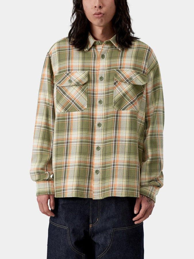 Carhartt Wip Tunick Long Sleeve Buttondown Shirt Spring 2026 | DOLLAR GREEN (3PKXX)