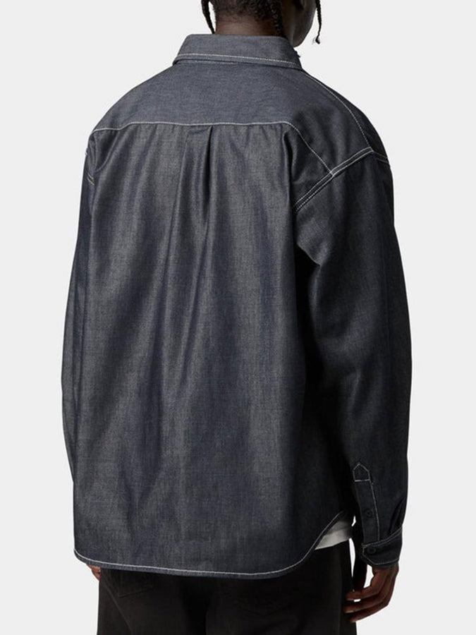 Carhartt Tigan Long Sleeve Buttondown Shirt Spring 2026 | BLUE RIGID (0101)