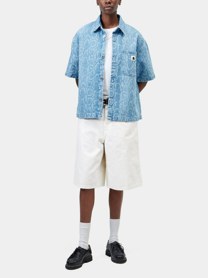 Carhartt Wip W' Nixon Single Knee Shorts Summer 2026 | WAX STONE WASHED (D606)