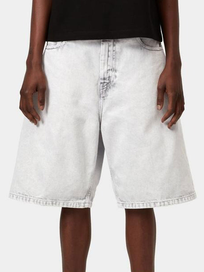 Carhartt Wip W' Brandon Black Chalk Wash Shorts Spring 2026 | BLACK CHALK WASH (895F)