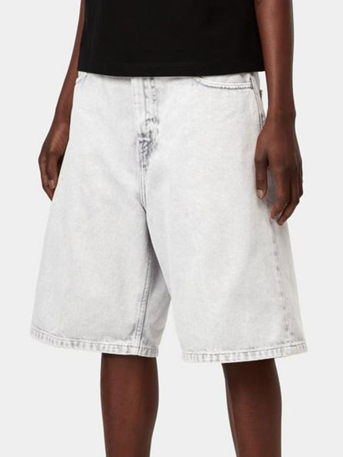 W' Brandon Black Chalk Wash Shorts