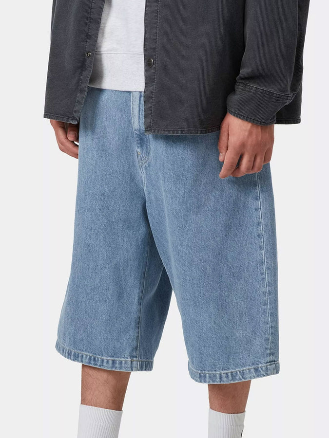 Carhartt Wip Langdom Denim Shorts Spring 2026 | BLUE STONE BLEACHED (0112)